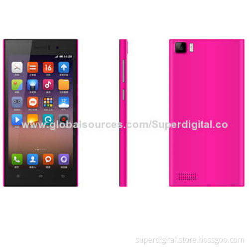 5-inch Smartphones, Android 4.2 OS/MTK6582 Quad-core 1.2GHz, Supports 3G/Bluetooth/Wi-Fi/GPS
